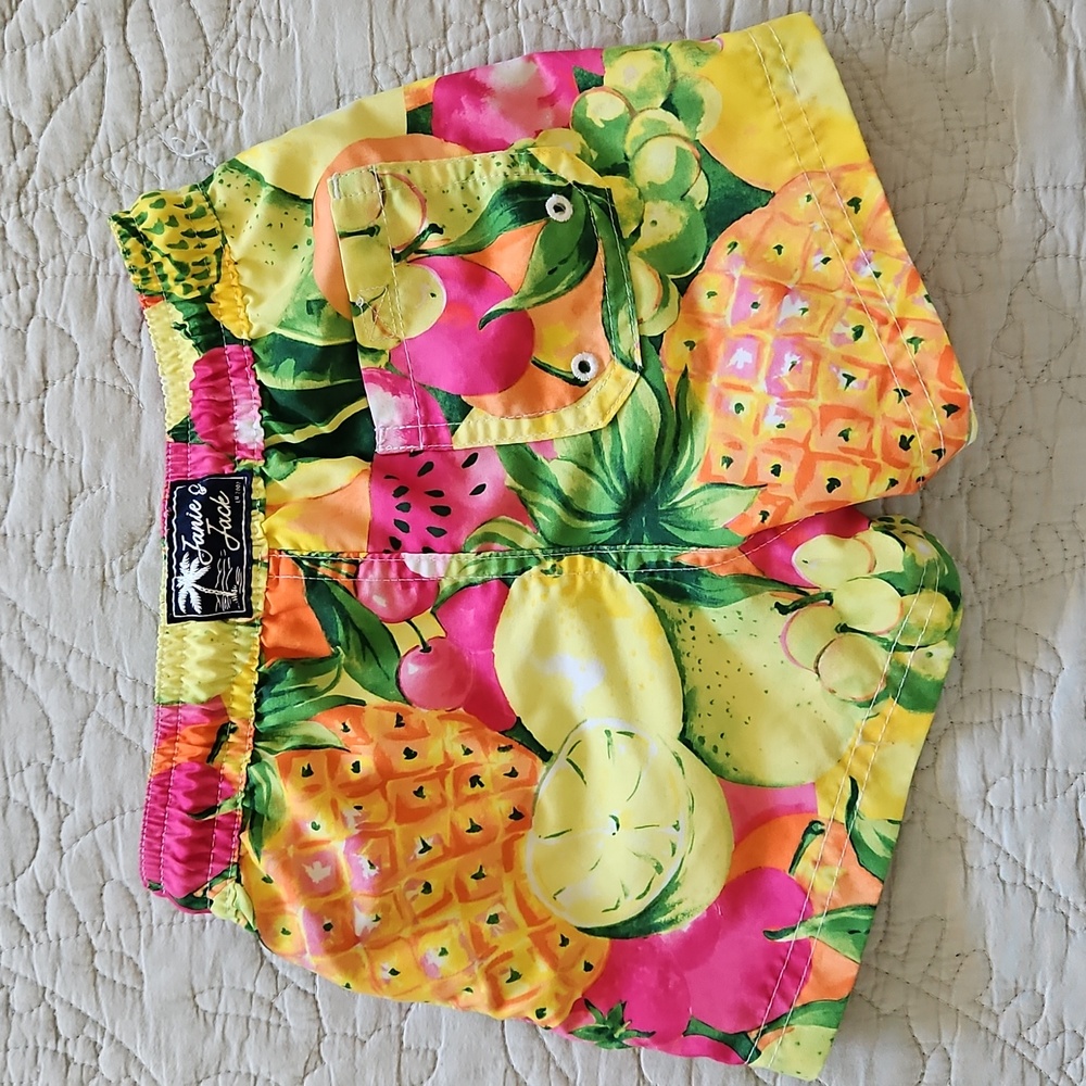 Janie And Jack Boys Tropical Fruit Swim Trunks Size 2T‎ - Picture 6 of 11